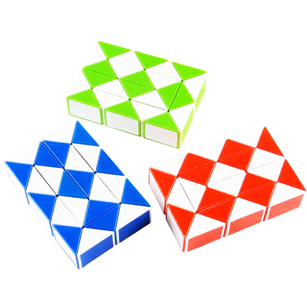 Amazon.com: The Dreidel Company 3-Pack Snake Cube Three Assorted